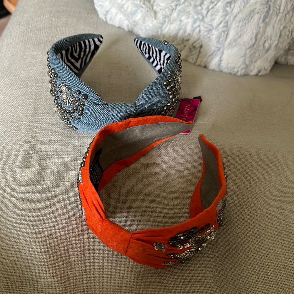 Two brand new headbands